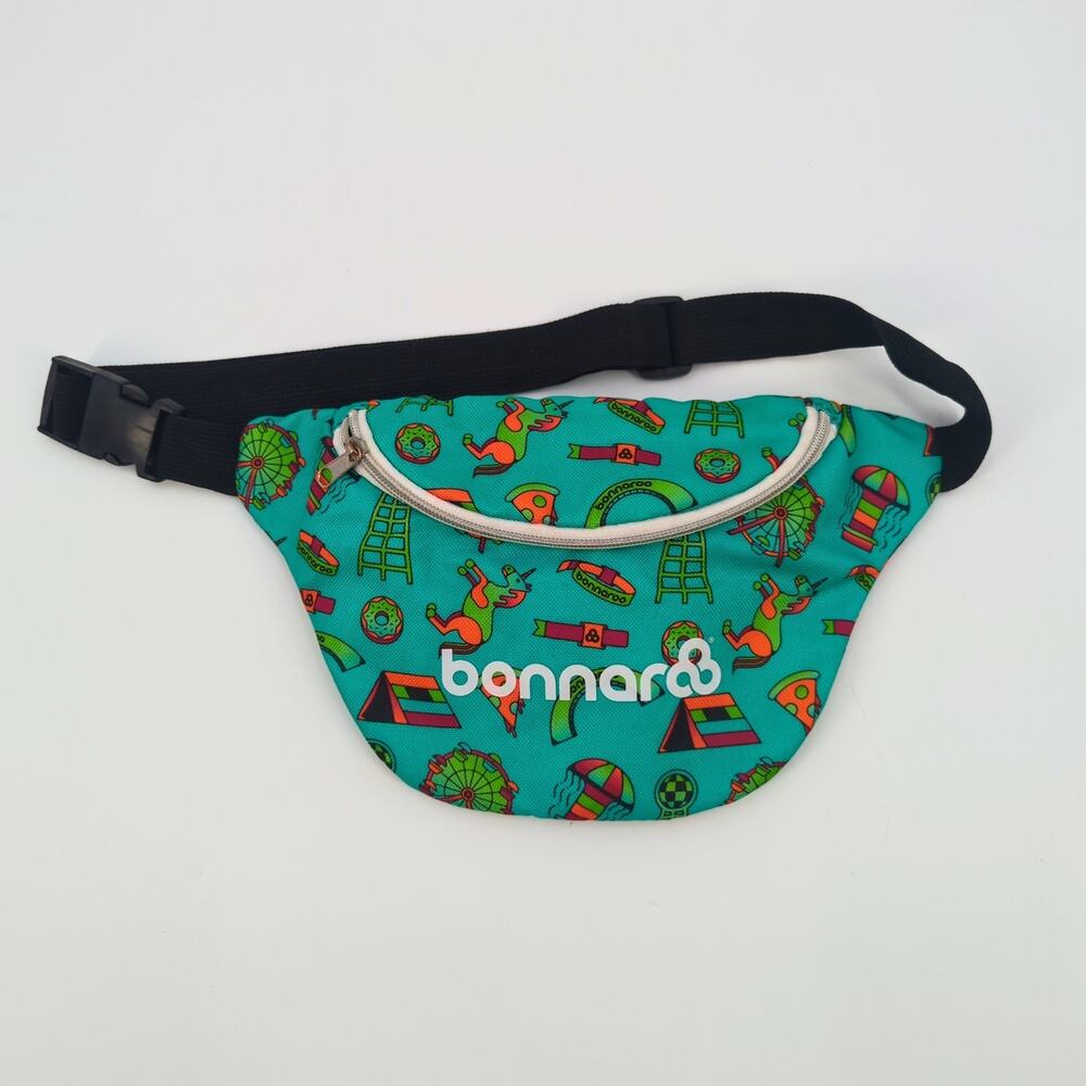 Colorful Retro Print Belt Bag Bonnaroo 2018 Concert Waist Fanny Pack